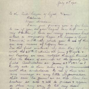 Soldier packet page