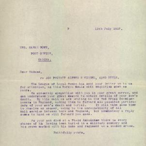 Soldier packet page
