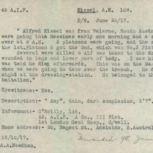 Soldier packet page