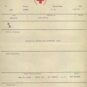 Soldier packet page