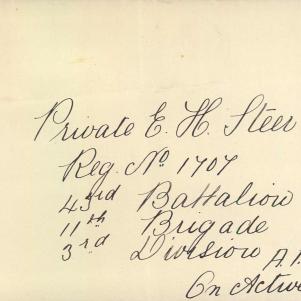 Soldier packet page