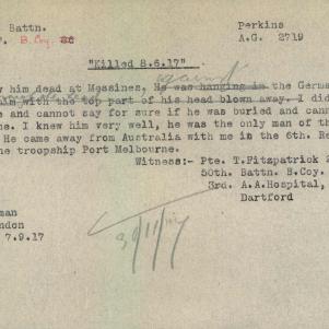 Soldier packet page