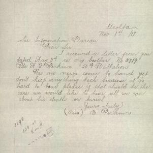 Soldier packet page