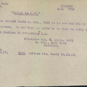 Soldier packet page