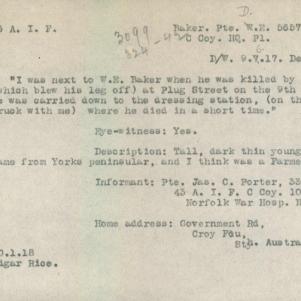 Soldier packet page