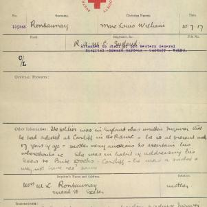 Soldier packet page