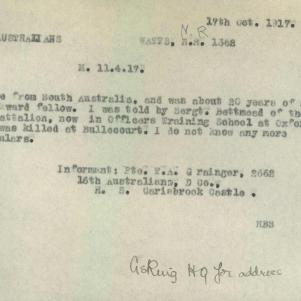 Soldier packet page