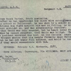 Soldier packet page