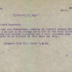 Soldier packet page