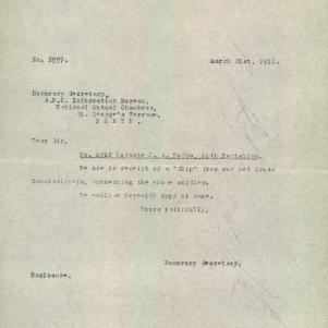 Soldier packet page