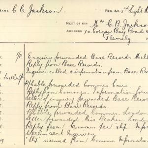 Soldier packet page