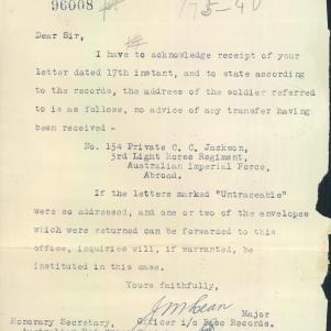 Soldier packet page