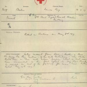 Soldier packet page