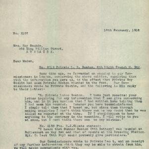 Soldier packet page