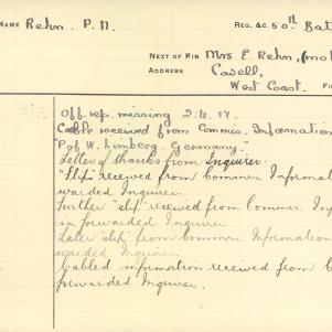 Soldier packet page
