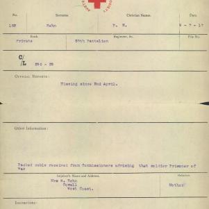 Soldier packet page