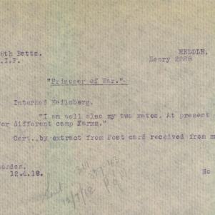 Soldier packet page