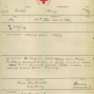 Soldier packet page