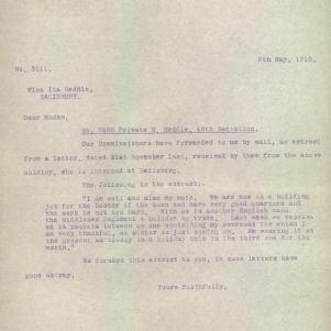 Soldier packet page