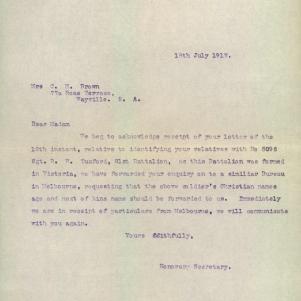 Soldier packet page