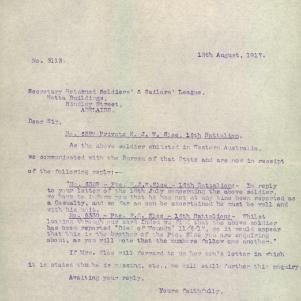 Soldier packet page