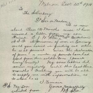 Soldier packet page