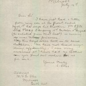 Soldier packet page