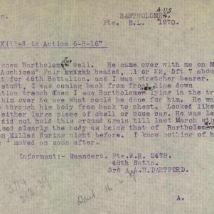Soldier packet page