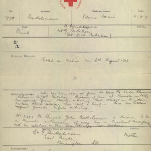 Soldier packet page