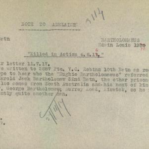 Soldier packet page