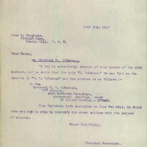 Soldier packet page