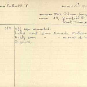 Soldier packet page