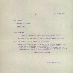 Soldier packet page