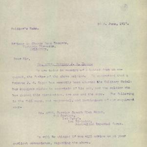 Soldier packet page