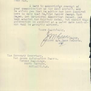 Soldier packet page