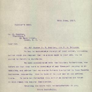 Soldier packet page