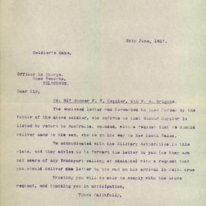 Soldier packet page