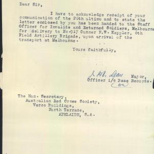 Soldier packet page