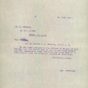 Soldier packet page
