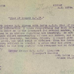 Soldier packet page