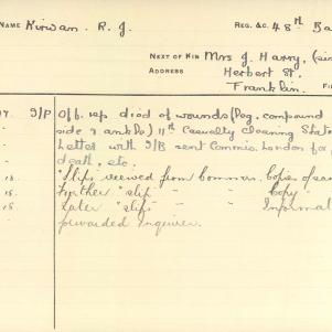 Soldier packet page