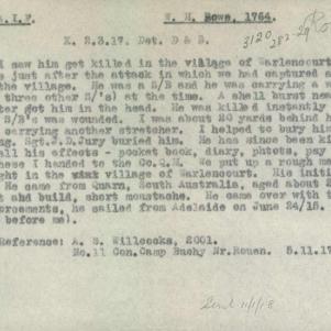 Soldier packet page