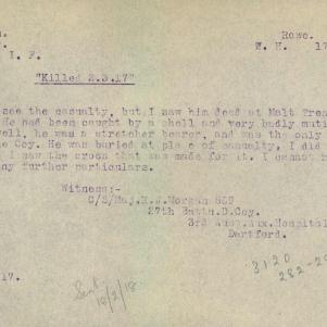 Soldier packet page