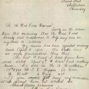 Soldier packet page