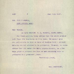 Soldier packet page