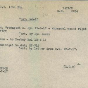 Soldier packet page