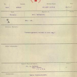 Soldier packet page