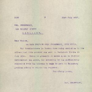 Soldier packet page