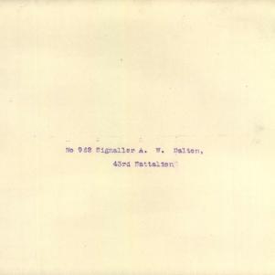 Soldier packet page