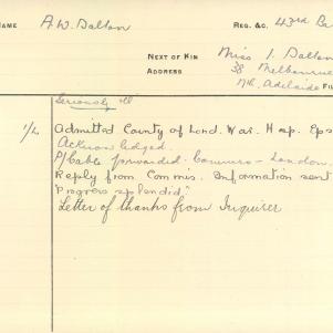 Soldier packet page